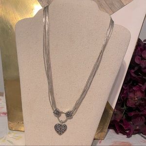 Vintage Scott Dave Liquid Silver Necklace